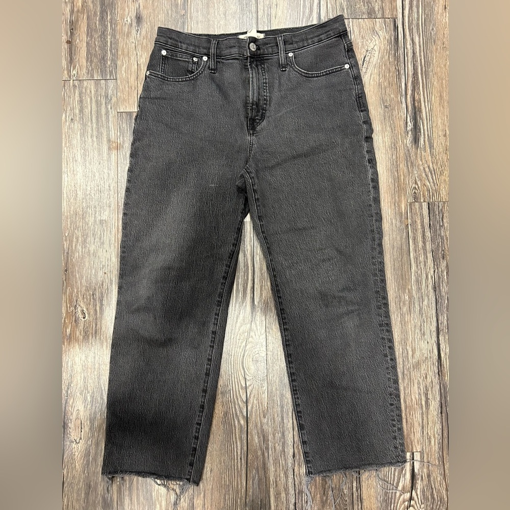 Women’s Black Straight Jeans from Madewell, Size 29